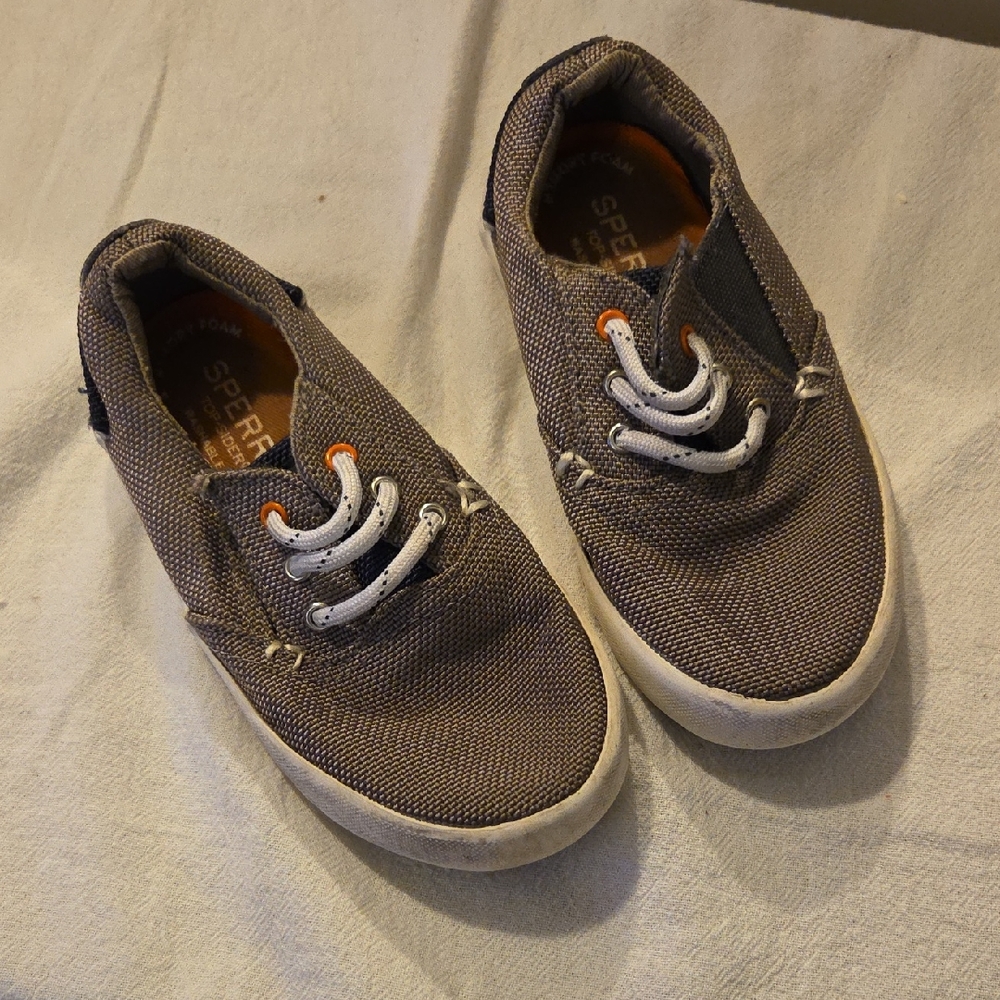 Sperry Kids' Top-Siders Sneakers with White Accents Size 9